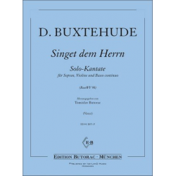 Singet dem Herrn BuxWV98 Solokantate -Dietrich Buxtehude