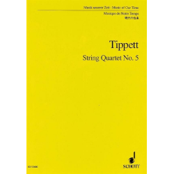 STRING QUARTET NO.5 : STUDY SCORE -Michael Tippett
