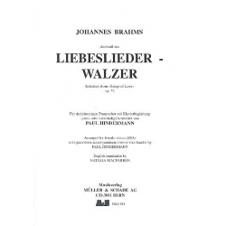 Auswahl aus Liebeslieder-Walzer op.52 (dt/en) -Johannes Brahms