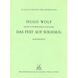 Musik zu Henrik Ibsens Schauspiel -Hugo Wolf