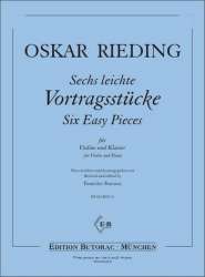 6 leichte Vortragsstücke -Oskar Rieding