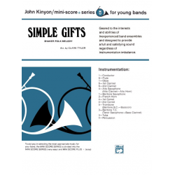 Simple Gifts (concert band) -Brian Tyler