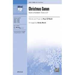 Christmas Canon SSAB -Paul O'Neill / Arr.Andy Beck