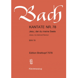 Kantate BWV 78 Jesu, der du meine Seele - Johann Sebastian Bach / Arr. Günter Raphael