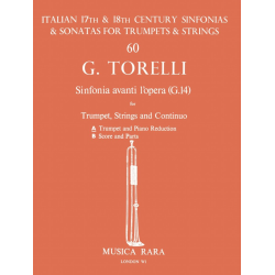 Sinfonia avanti l'opera (G. 14) -Giuseppe Torelli / Arr.Robert Paul Block