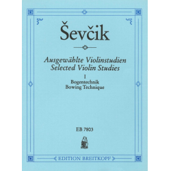 Ausgewählte Violinstudien -Otakar Sevcik