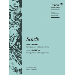 Konzert für Englischhorn und Streichorchester -Josef Schelb / Arr.Andreas (Klavierauszug) Horn