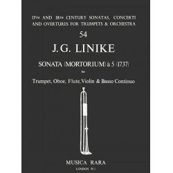 Sonata (Mortorium) à 5 -Johann Georg Linike