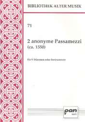 2 anonyme Passamezzi -Anonymus