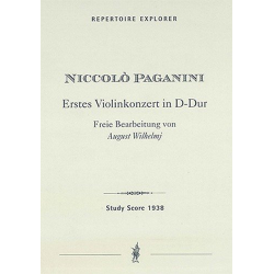 MPH1938  Niccolo Paganini, Erstes Violinkonzert in D-Dur -Pierre Attaingnant