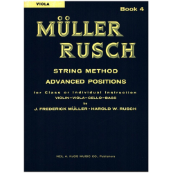 MÜLLER RUSCH - String Method Book 4 : Viola -Frederick J. Müller