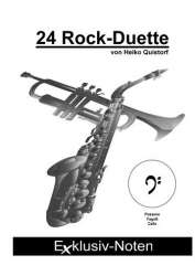 24 Rock-Duette: für 2 C-Instrumente -Heiko Quistorf