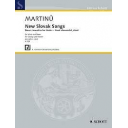 Neue slowakische Lieder : -Bohuslav Martinu