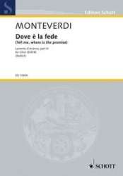 DOVE DE LA FETE : FROM -Claudio Monteverdi