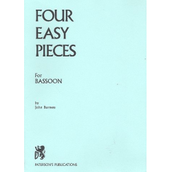4 easy pieces for bassoon and piano - John Burness
