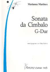 Sonata da cimbalo G-Dur für -Maria Anna Martinez