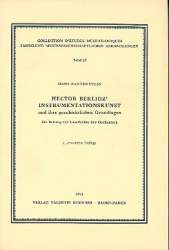 Hector Berlioz' instrumentationskunst -Hans Bartenstein