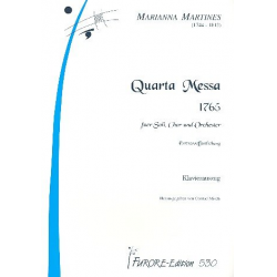 Quarta messa für Soli, Chor und -Maria Anna Martinez