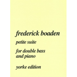 Petite Suite for double bass -Frederick Boaden