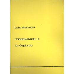 Consonances 3 für Orgel -Liana Alexandra