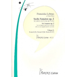 6 Sonaten op.6 Band 1 -Franziska Lebrun
