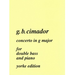 Concerto G major -Giovanni Battista Cimador
