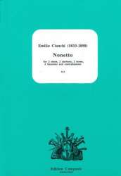 Nonetto für 2 Oboen, 2 Klarinetten, -Emilio Cianchi