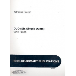 Duo 6 simple Duets for 2 flutes -Katherine Hoover
