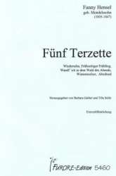 5 Terzette -Fanny Cecile Mendelssohn (Hensel)