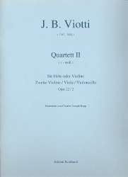 Quartett c-Moll op.22,2 für Flöte (Vl) und -Giovanni Battista Viotti