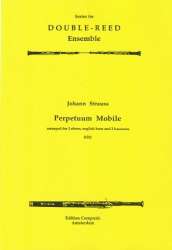 PERPETUUM MOBILE FOR 2 OBOES, -Johann Strauß / Strauss (Sohn)