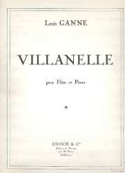 Villanelle pour flûte et piano - Louis Ganne