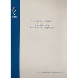 La Tarántula für Gesang und Orchester -Ruperto Chapí