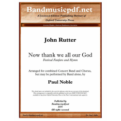 Now thank we all our god -John Rutter / Arr.Paul Noble
