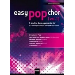 Easy Pop Chor (vol. 1) - Deutsch-Pop - 5 leichte Arrangements -Diverse / Arr.Carsten Gerlitz