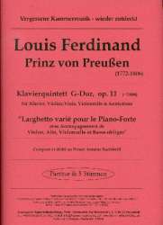 Quintett G-Dur op.11 -Prinz von Preußen Louis Ferdinand / Arr.Hans-Ruprecht Bitterhof