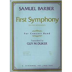 First Symphony In One Movement -Samuel Barber / Arr.Guy M. Duker