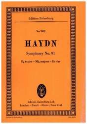 SYMPHONY NO. 91 E FLAT MAJOR : FOR -Franz Joseph Haydn