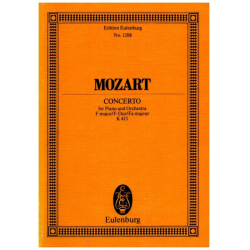 Concerto f major KV413 : for piano and -Wolfgang Amadeus Mozart