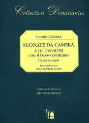Sonate da camera op.2 a 2 violini con Bc -Antonio Caldara