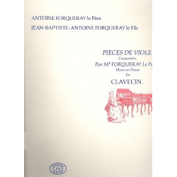 Pièces de viole mise en pièces de clacecin -Antoine Forqueray