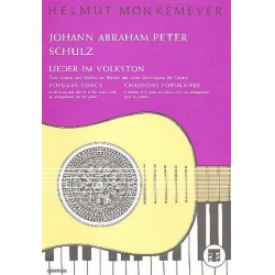 Lieder im Volkston für Klavier -Johann Abraham Peter Schulz