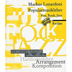 Popularmusiklehre mit Begleit-CD Pop, Rock, Jazz -Markus Lonardoni