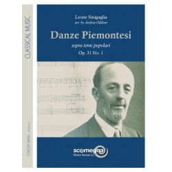 DANZE PIEMONTESI (Study score) -Leone Sinigaglia / Arr.Andrea Oddone