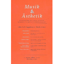 Musik und Ästhetik 3/2013