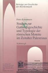 Studien zur Gattungsgeschichte und Typologie -Peter Ackermann