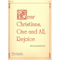 Partita Dear Christians one and all rejoice -Michael Burkhardt
