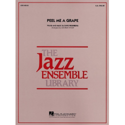 JE: Peel Me A Grape -Dave Frishberg / Arr.George Stone