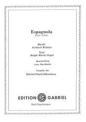 Espagnola für Klavier (erleichtert) -Gerhard Winkler