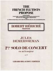 Solo de concerto mib majeur op.20,2 - Jules Demersseman